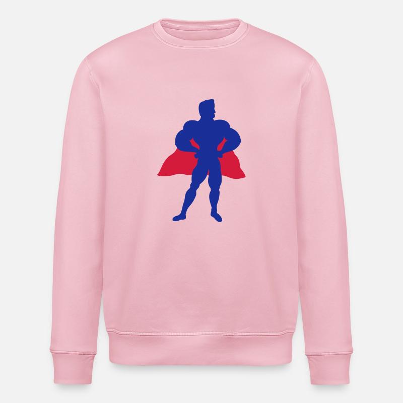 Superhero Charakter - Stanley/Stella Unisex Bio-Sweatshirt ROLLER - Hellrosa