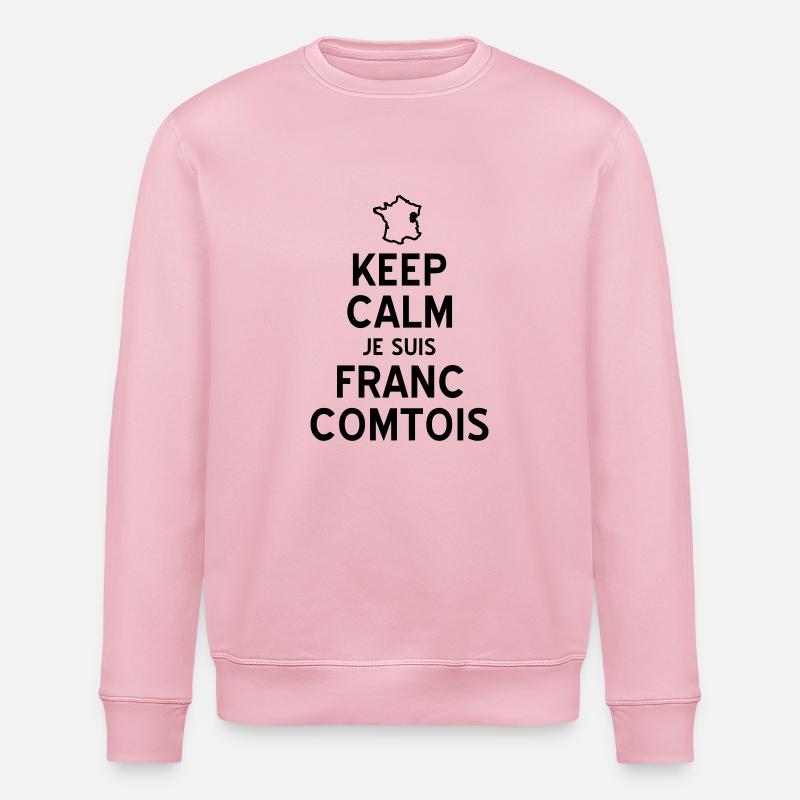 franc-comtois - Sweat bio ROLLER Stanley/Stella Unisexe - rose pâle