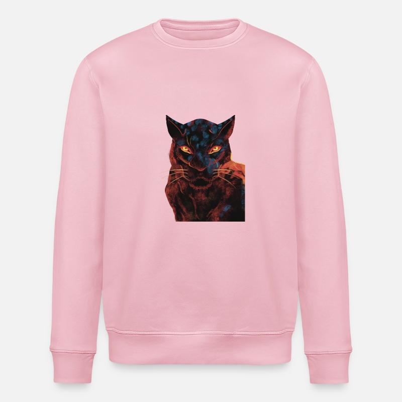 Panthère - Sweat bio ROLLER Stanley/Stella Unisexe - rose pâle