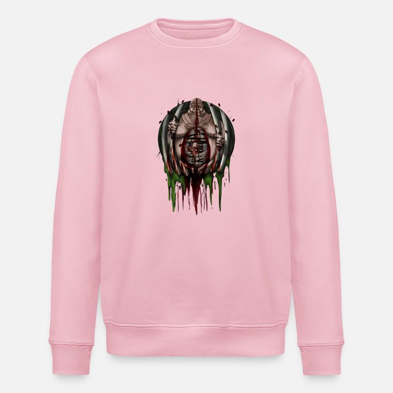 graisse monstre - Sweat bio ROLLER Stanley/Stella Unisexe - rose pâle