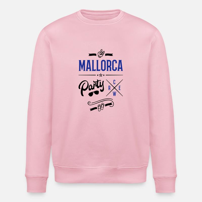 mallorca party crew - Stanley/Stella Unisex Bio-Sweatshirt ROLLER - Hellrosa