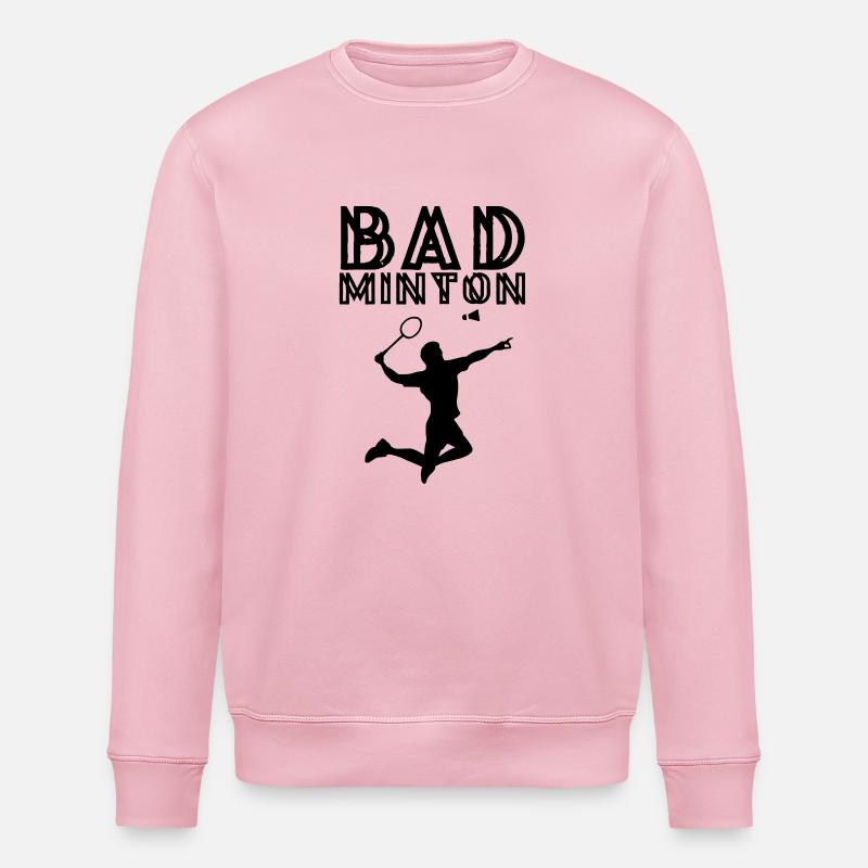 badminton - Sweat bio ROLLER Stanley/Stella Unisexe - rose pâle