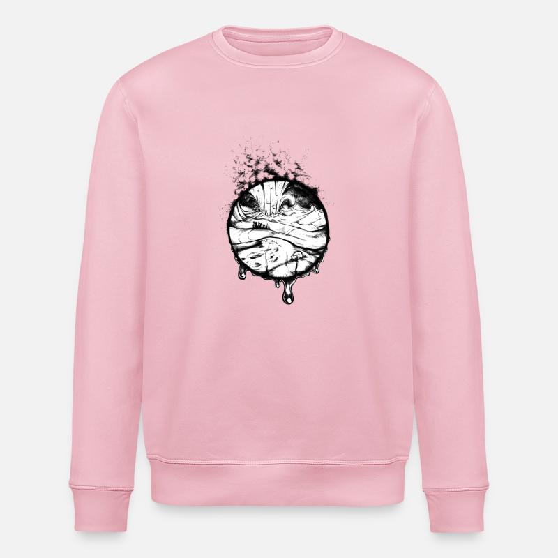 comète - Sweat bio ROLLER Stanley/Stella Unisexe - rose pâle