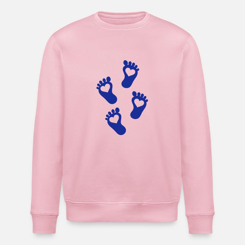 bébé - Sweat bio ROLLER Stanley/Stella Unisexe - rose pâle