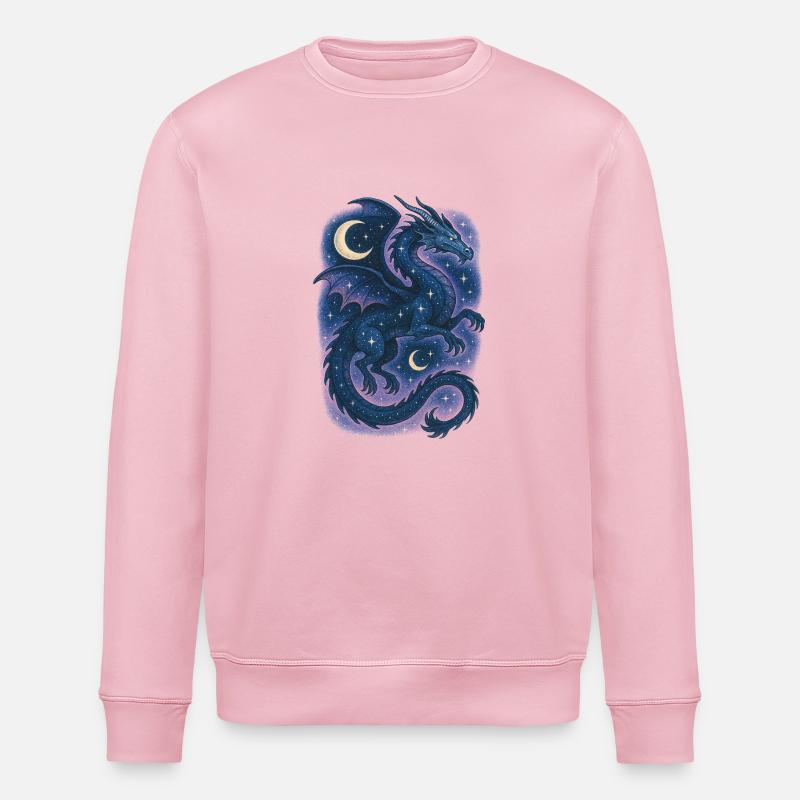 Dragon Céleste - Sweat bio ROLLER Stanley/Stella Unisexe - rose pâle