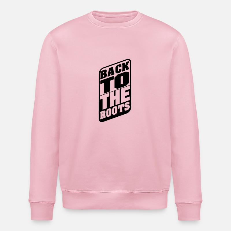 BackToTheRoots Black - Stanley/Stella Unisex Bio-Sweatshirt ROLLER - Hellrosa