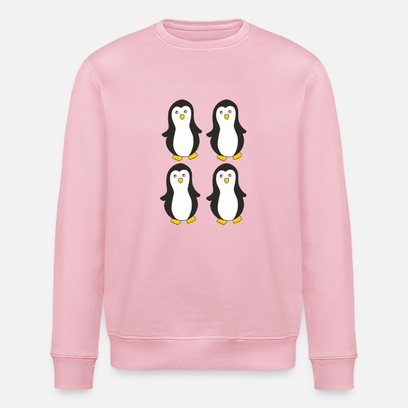 pinguin 4 - Stanley/Stella Unisex Bio-Sweatshirt ROLLER - Hellrosa