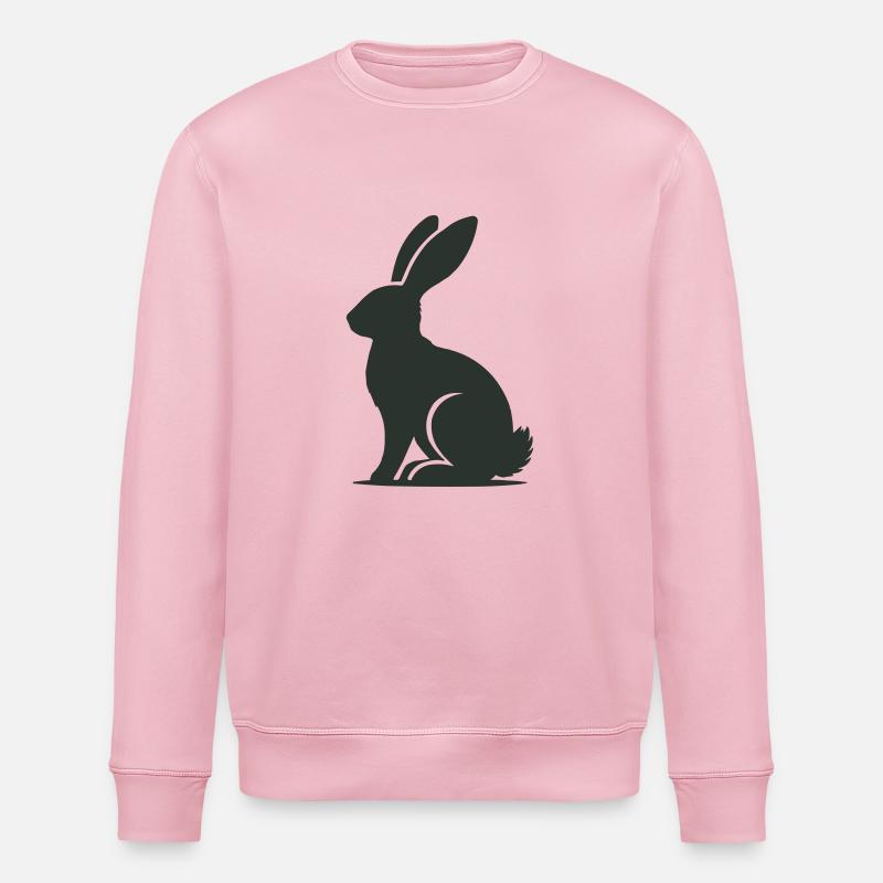 hase - Stanley/Stella Unisex Bio-Sweatshirt ROLLER - Hellrosa