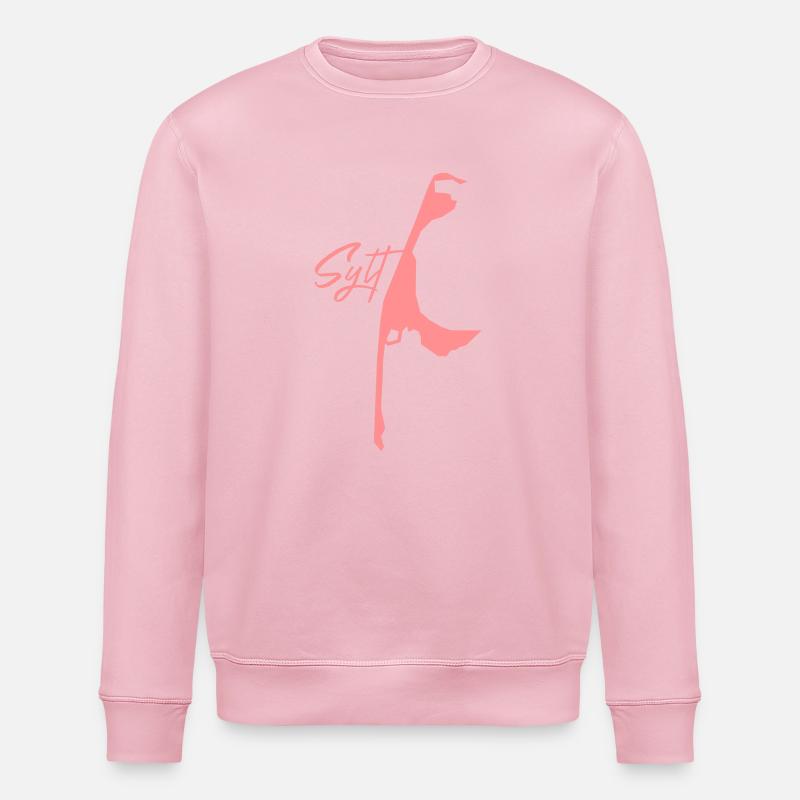 Insel Sylt - Stanley/Stella Unisex Bio-Sweatshirt ROLLER - Hellrosa