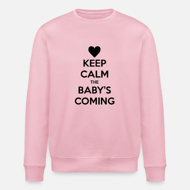 garder le bébé calme - Sweat bio ROLLER Stanley/Stella Unisexe - rose pâle