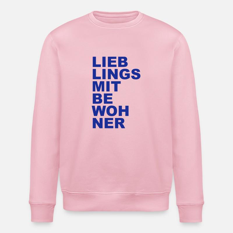 Lieblingsmitbewohner - Mitbewohner - Stanley/Stella Unisex Bio-Sweatshirt ROLLER - Hellrosa