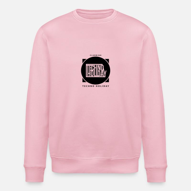logo_techno_holiday_2017_negro1 - Sweat bio ROLLER Stanley/Stella Unisexe - rose pâle