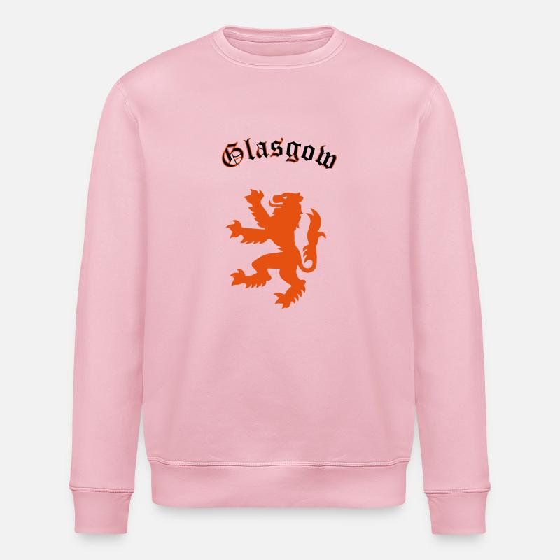 Glasgow - Stanley/Stella ROLLER Unisex Organic Sweatshirt - cotton pink