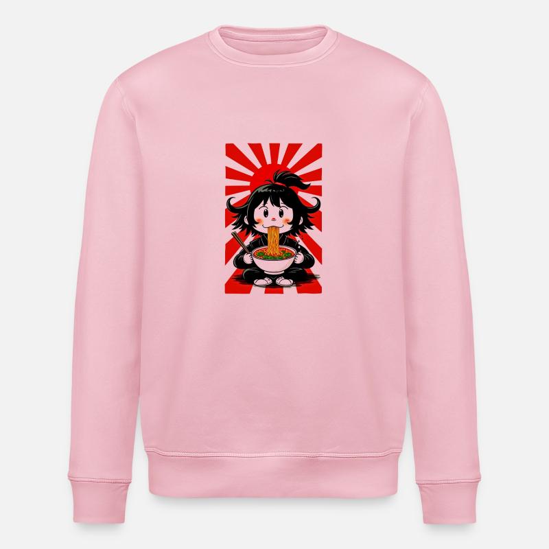Ramen Sun - Stanley/Stella Unisex Bio-Sweatshirt ROLLER - Hellrosa