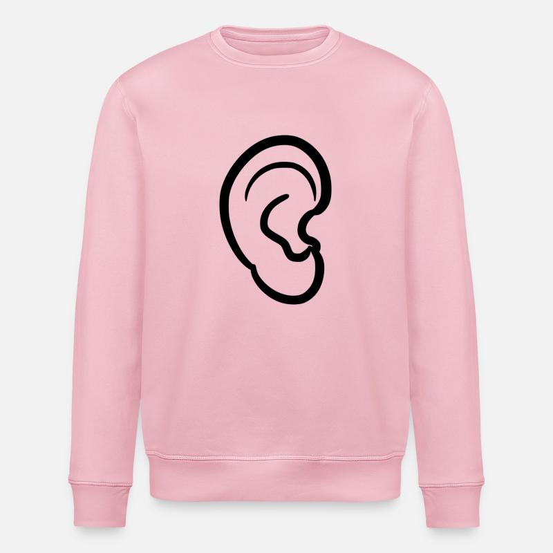 Ohr - Stanley/Stella Unisex Bio-Sweatshirt ROLLER - Hellrosa