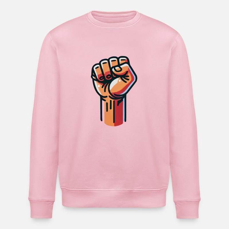 Faust Comic - Stanley/Stella Unisex Bio-Sweatshirt ROLLER - Hellrosa