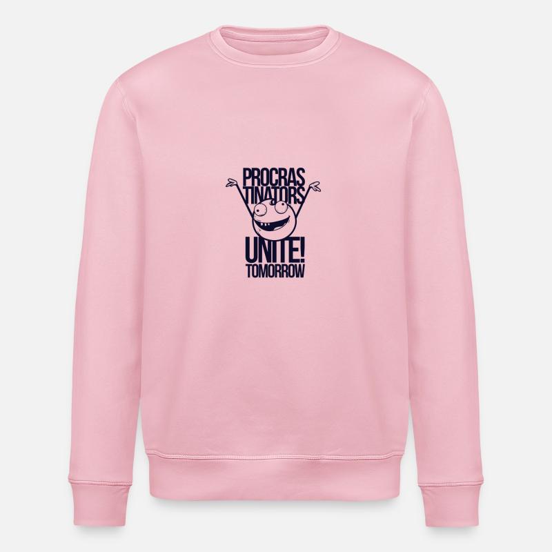 Procrastinators Unite Tomorrow - Stanley/Stella Unisex Bio-Sweatshirt ROLLER - Hellrosa