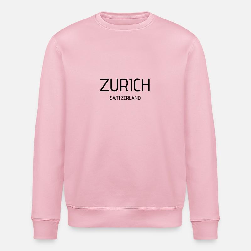 Zurich - Sweat bio ROLLER Stanley/Stella Unisexe - rose pâle