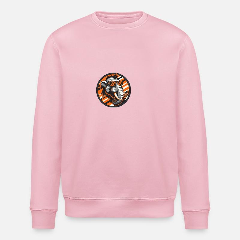 Mammut Comic Cool Summer - Stanley/Stella ROLLER Unisex Organic Sweatshirt - cotton pink