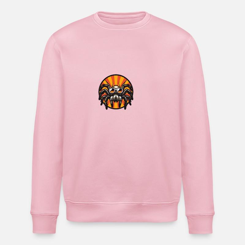 Tarantula Comic Cool Summer - Stanley/Stella ROLLER Unisex Organic Sweatshirt - cotton pink