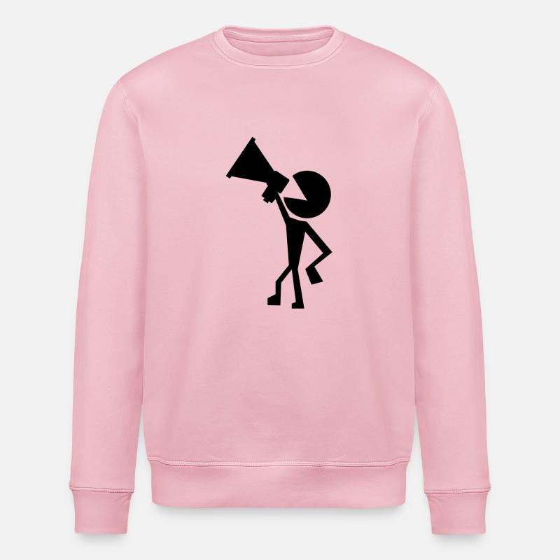 protestataire - Sweat bio ROLLER Stanley/Stella Unisexe - rose pâle
