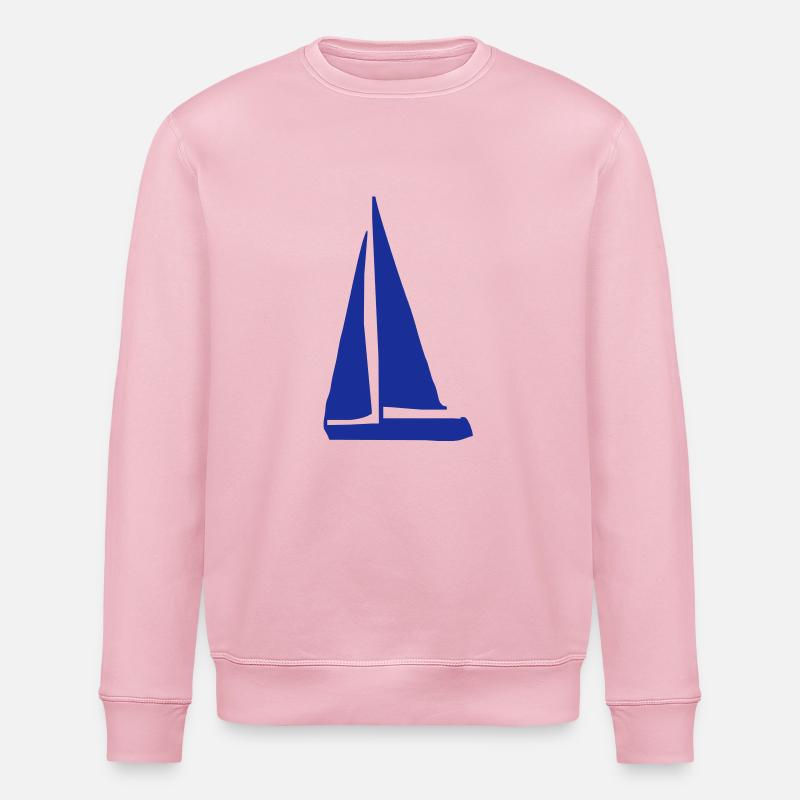 segelboot - Stanley/Stella Unisex Bio-Sweatshirt ROLLER - Hellrosa