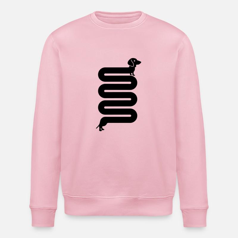 Wursthund - Stanley/Stella Unisex Bio-Sweatshirt ROLLER - Hellrosa