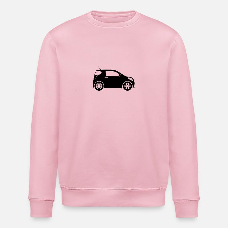 Petite voiture compacte - Sweat bio ROLLER Stanley/Stella Unisexe - rose pâle