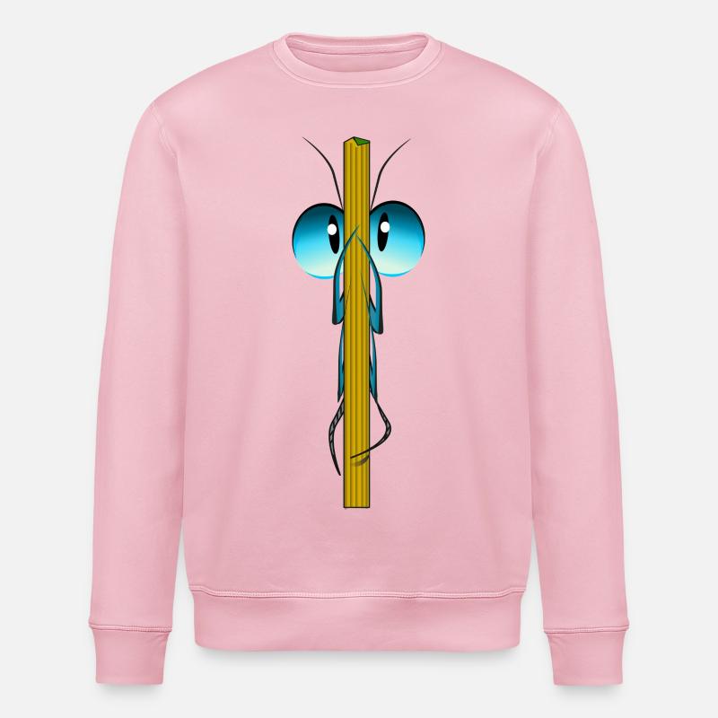 insecte - Sweat bio ROLLER Stanley/Stella Unisexe - rose pâle