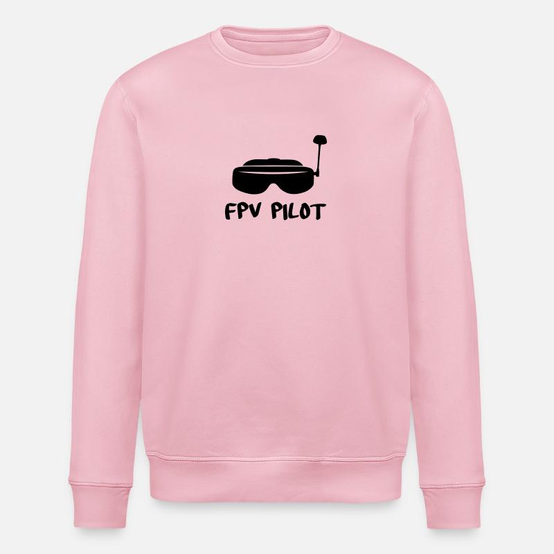 Pilote FPV - Sweat bio ROLLER Stanley/Stella Unisexe - rose pâle