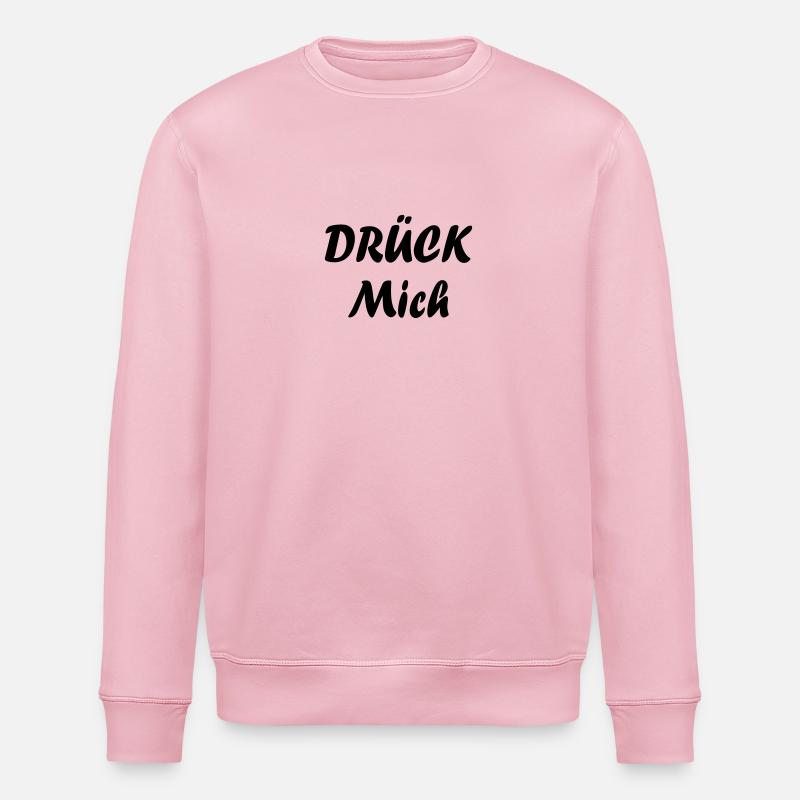Drück Mich - Stanley/Stella Unisex Bio-Sweatshirt ROLLER - Hellrosa