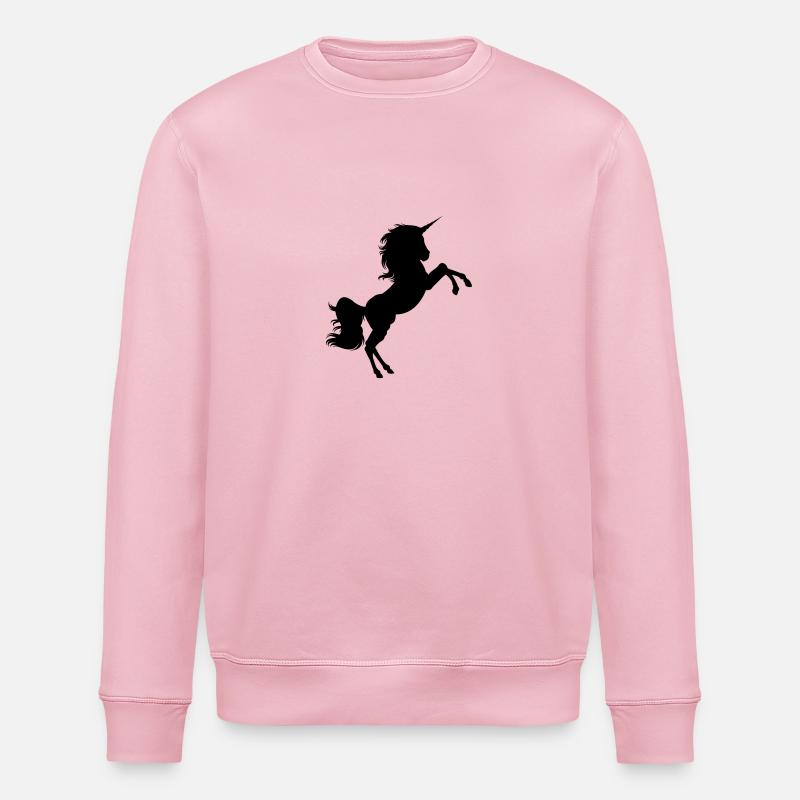 Wildes Einhorn - Stanley/Stella Unisex Bio-Sweatshirt ROLLER - Hellrosa