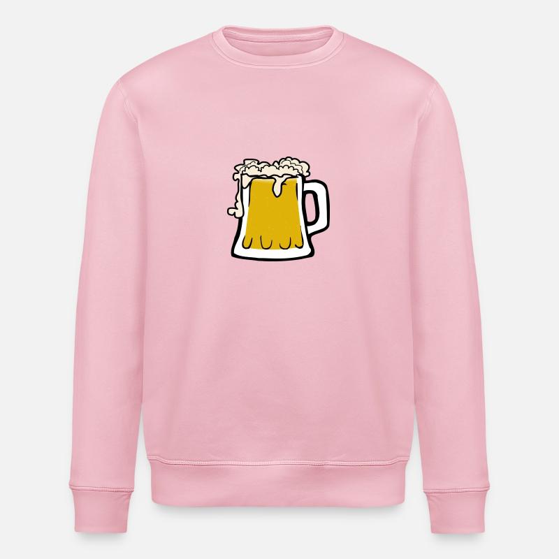 alcohol bier - Stanley/Stella Unisex Bio-Sweatshirt ROLLER - Hellrosa