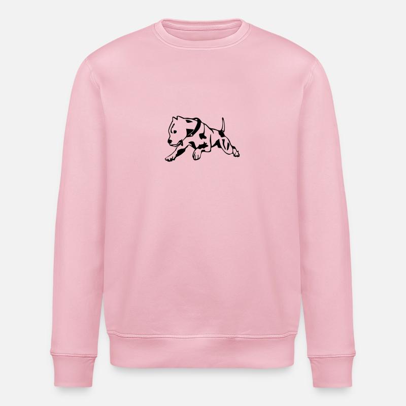 Pit Bull - Stanley/Stella ROLLER Unisex Organic Sweatshirt - cotton pink