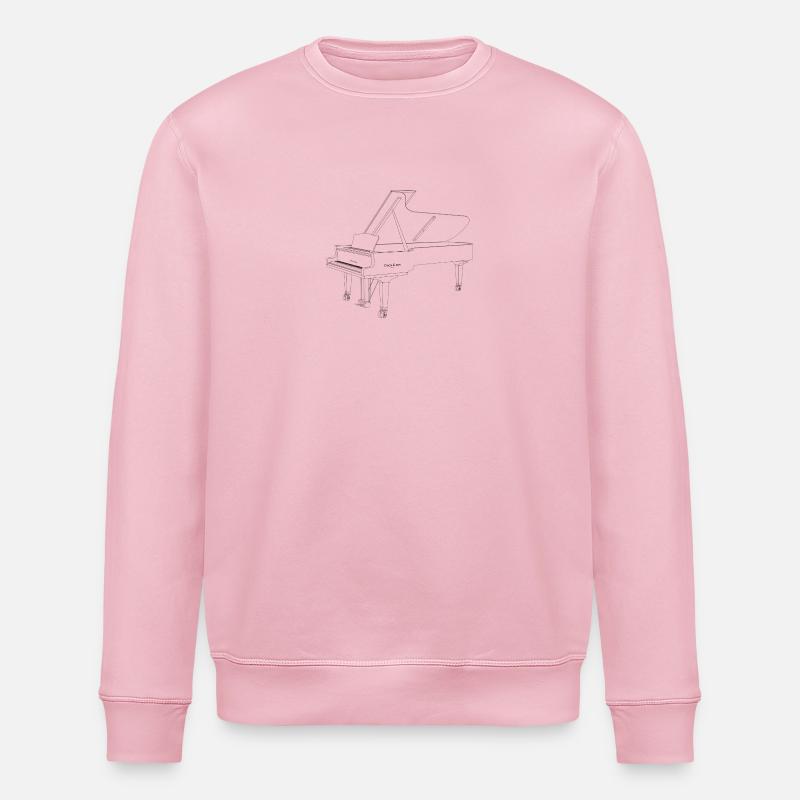 Piano - Stanley/Stella Unisex Bio-Sweatshirt ROLLER - Hellrosa