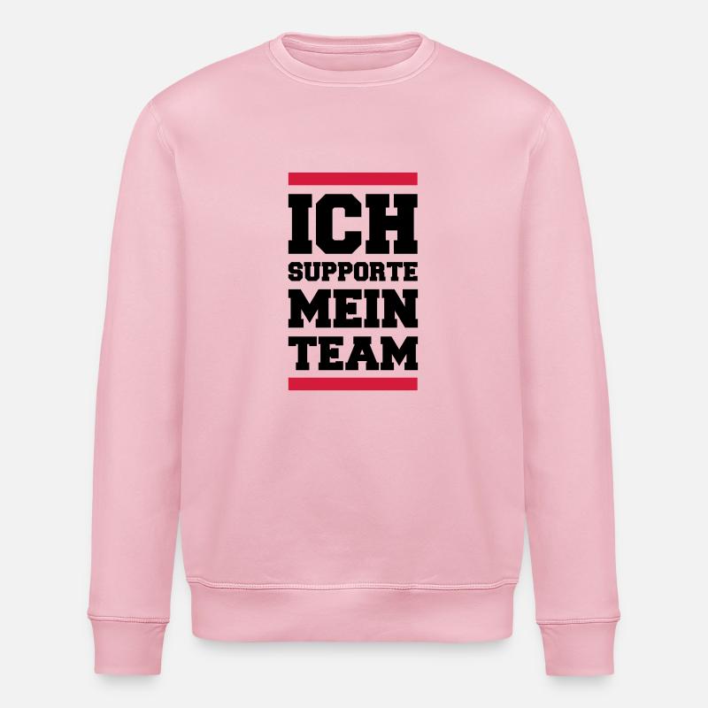 support_team_02 - Stanley/Stella Unisex Bio-Sweatshirt ROLLER - Hellrosa