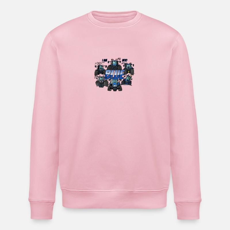 ich bin in blau - Stanley/Stella Unisex Bio-Sweatshirt ROLLER - Hellrosa