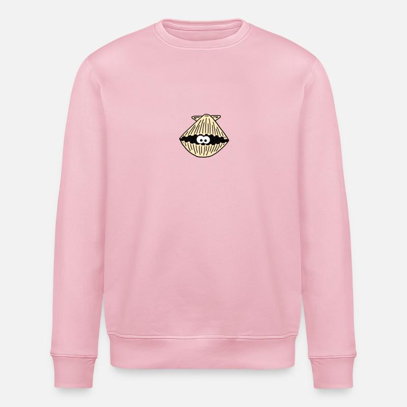 Shell / clam / shell - Stanley/Stella ROLLER Unisex Organic Sweatshirt - cotton pink