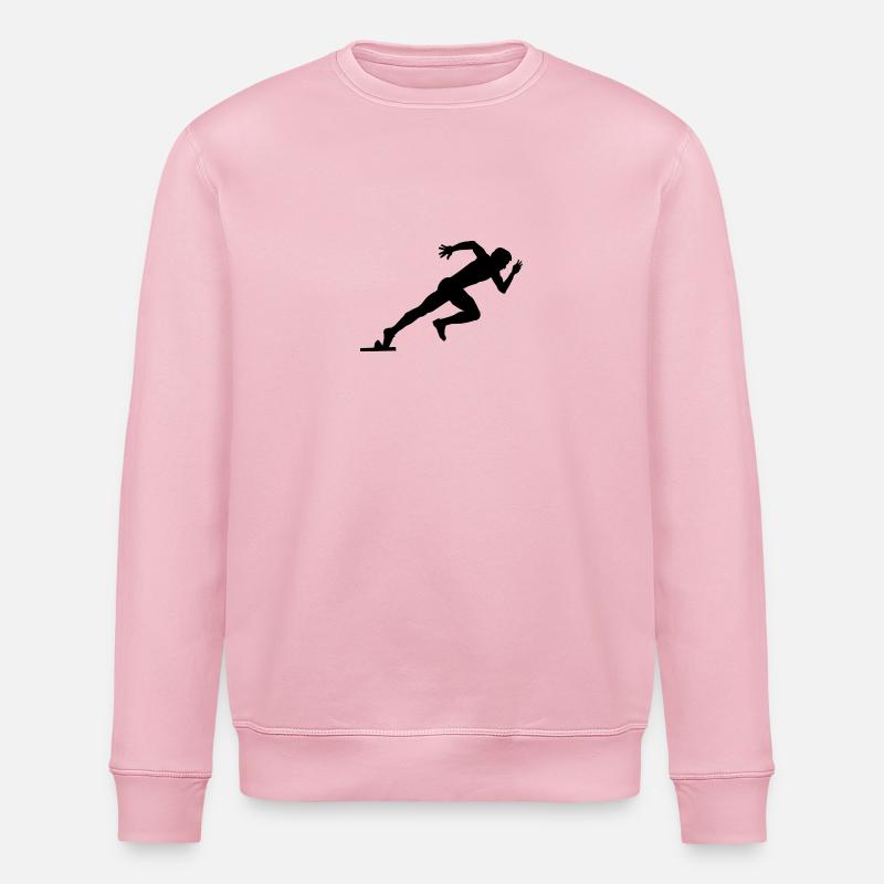 sprinter - Sweat bio ROLLER Stanley/Stella Unisexe - rose pâle