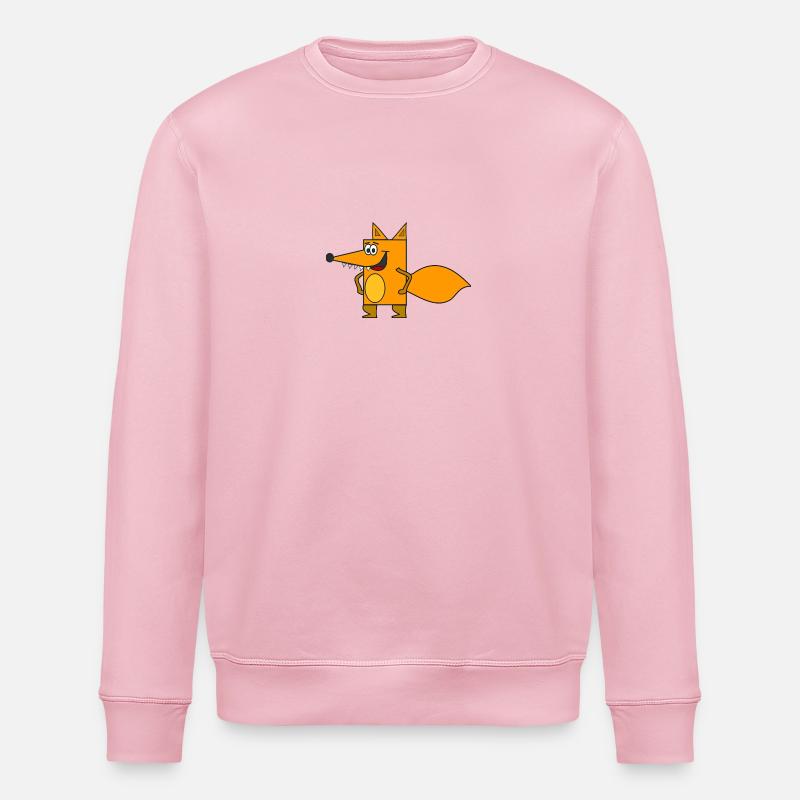 fuchs68 renard arctique - Sweat bio ROLLER Stanley/Stella Unisexe - rose pâle