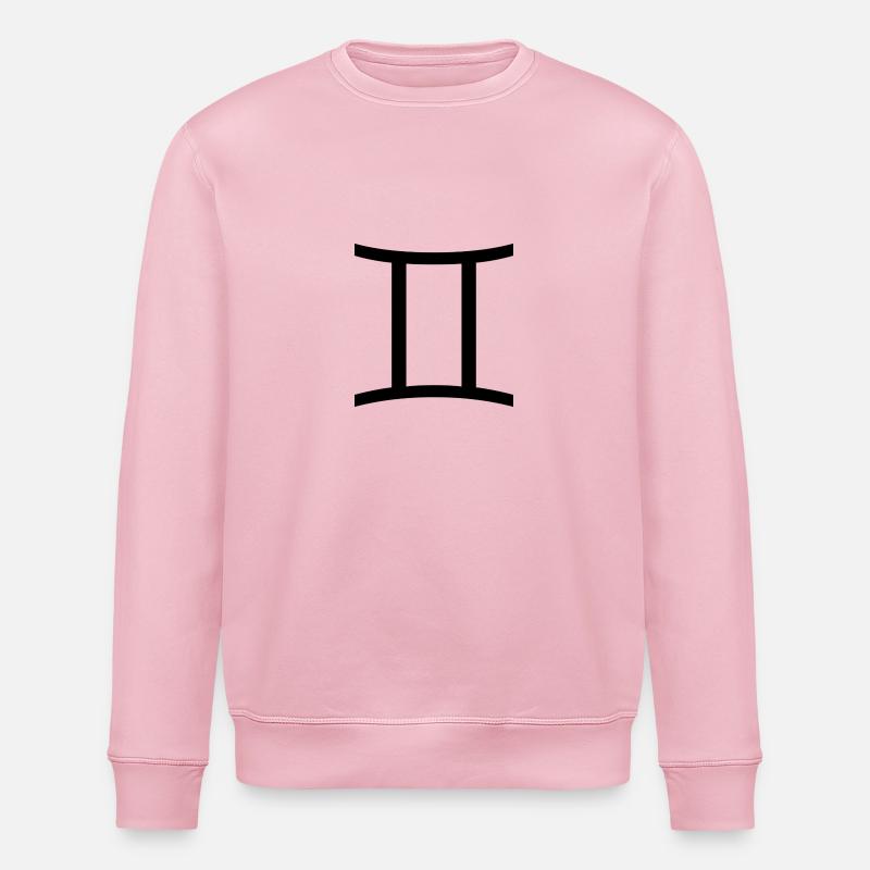 Sternzeichen Zwilling / Zwillinge - Stanley/Stella Unisex Bio-Sweatshirt ROLLER - Hellrosa