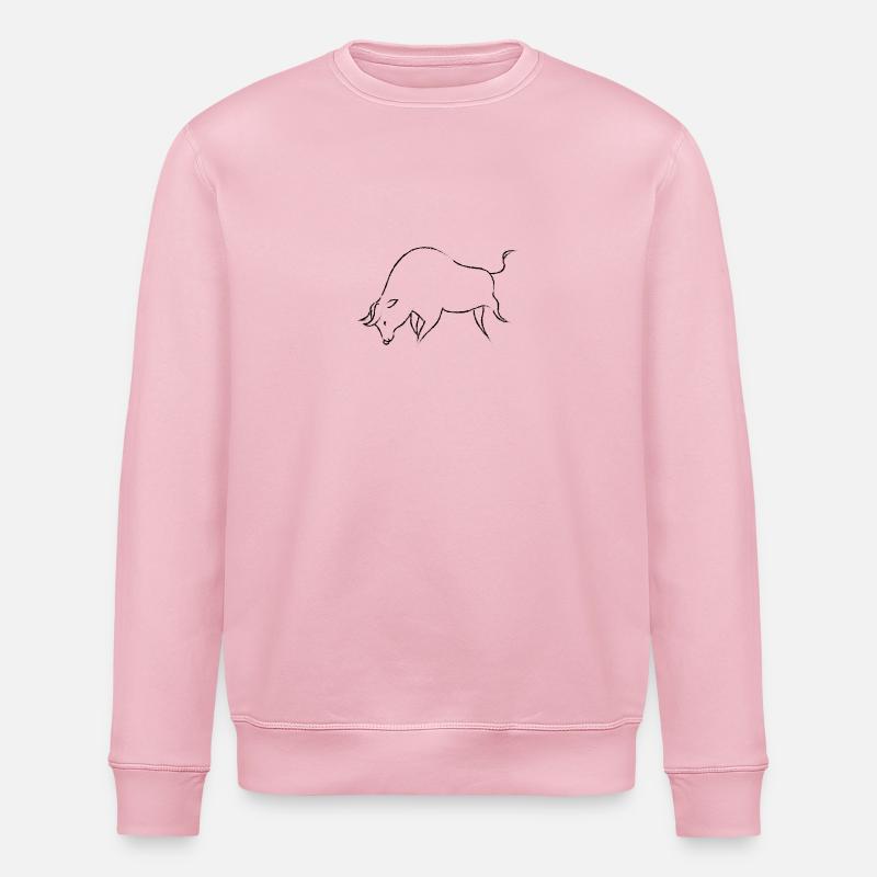Stier - Stanley/Stella Unisex Bio-Sweatshirt ROLLER - Hellrosa