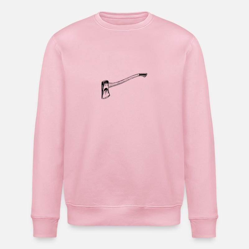 hache - Sweat bio ROLLER Stanley/Stella Unisexe - rose pâle