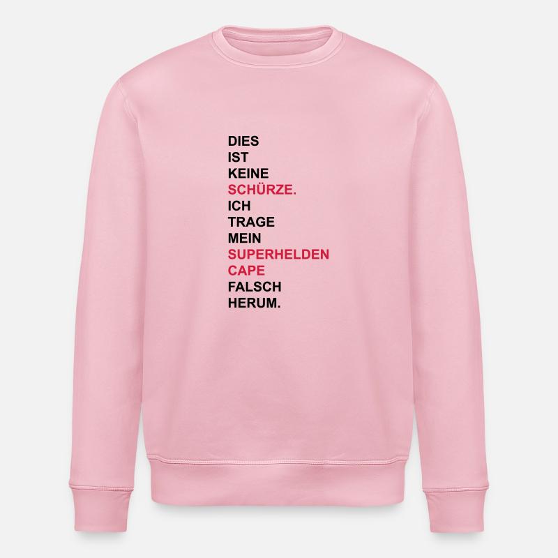 Schürze - Stanley/Stella Unisex Bio-Sweatshirt ROLLER - Hellrosa
