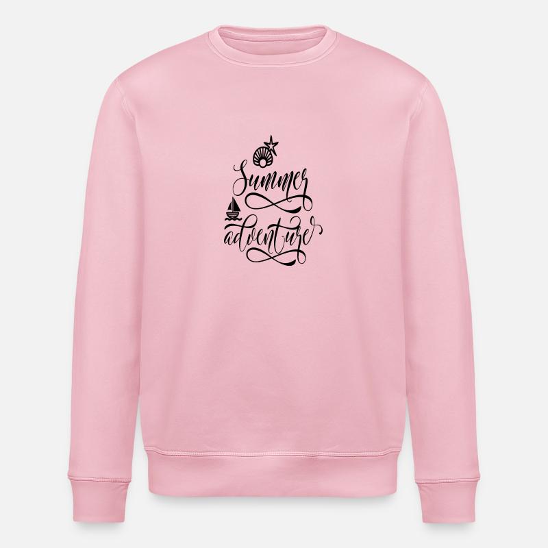 aventure d'été - Sweat bio ROLLER Stanley/Stella Unisexe - rose pâle