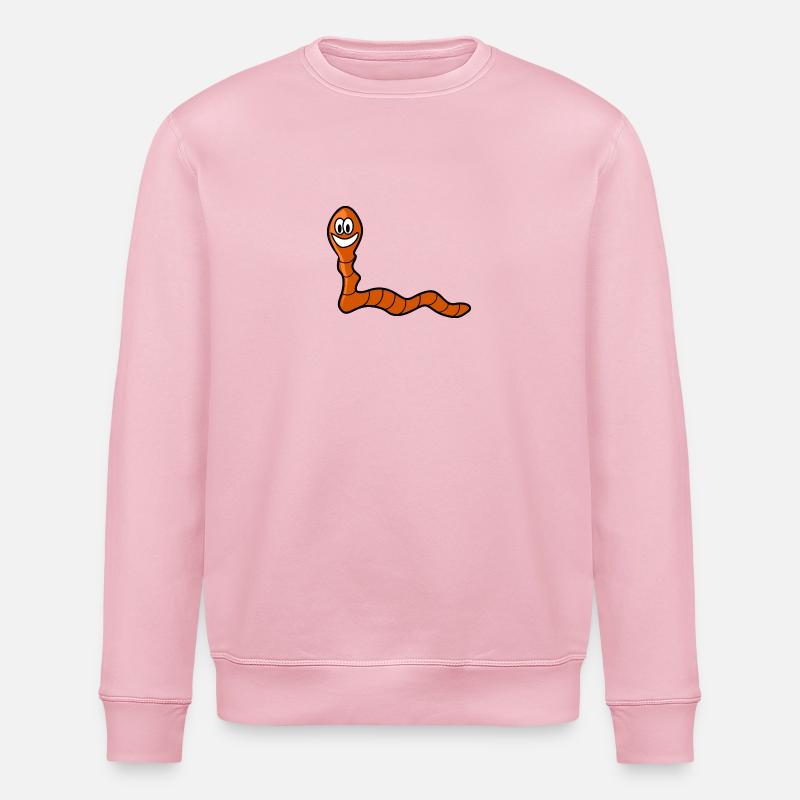 lombrics - Sweat bio ROLLER Stanley/Stella Unisexe - rose pâle