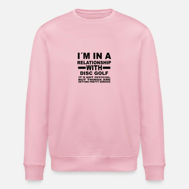 Relationship with DISC GOLF - Stanley/Stella ROLLER Unisex Organic Sweatshirt - cotton pink