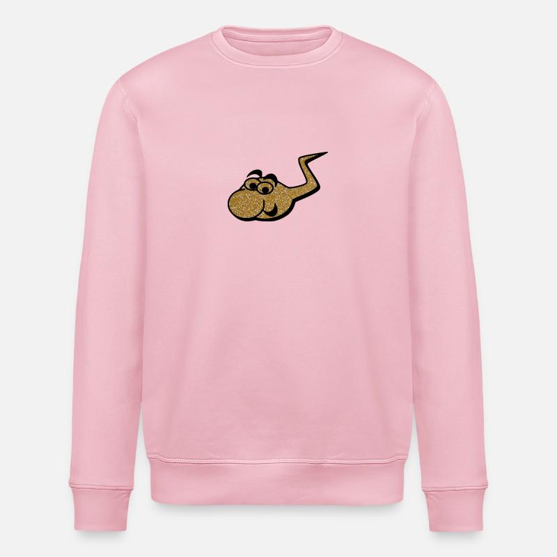Das goldene Spermium - Stanley/Stella Unisex Bio-Sweatshirt ROLLER - Hellrosa