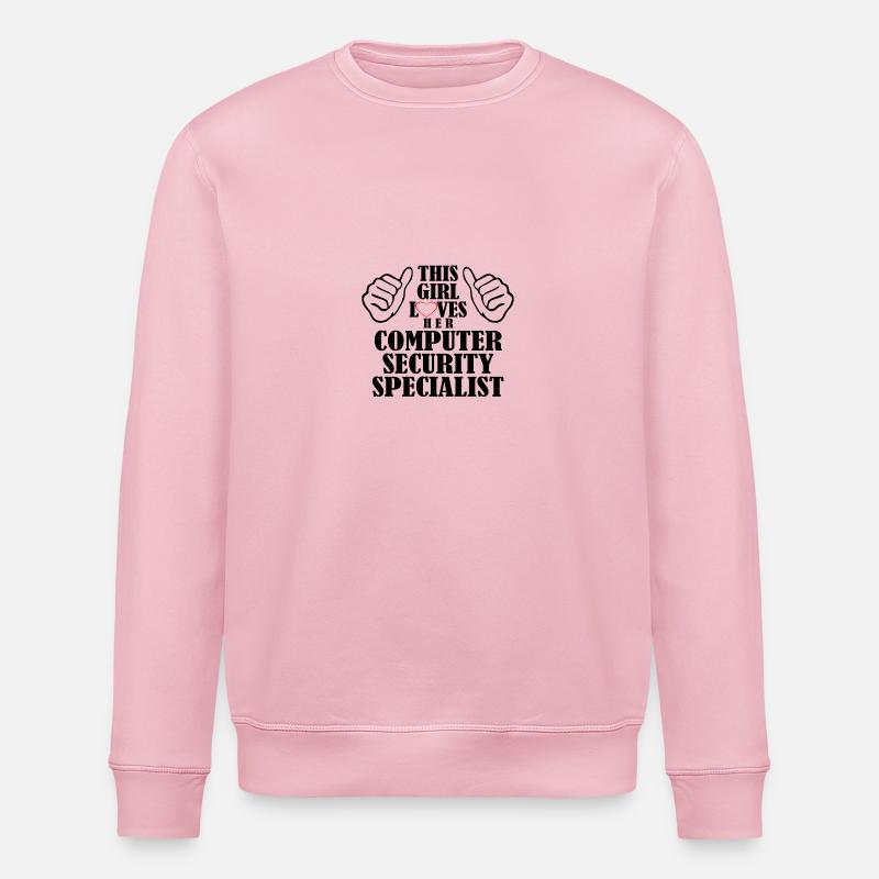 computer security specialist - Stanley/Stella Unisex Bio-Sweatshirt ROLLER - Hellrosa