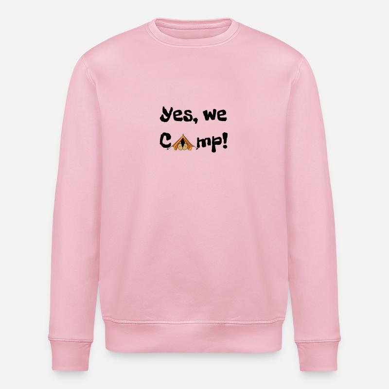We camp 1 - Stanley/Stella Unisex Bio-Sweatshirt ROLLER - Hellrosa